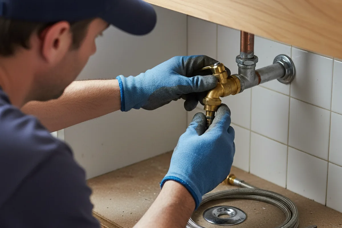 Shutoff valve and fitting work during Faucet and Fixture Repair in Wheat Ridge